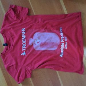 Vintage laboratory t shirt Troemner M metrology calibration